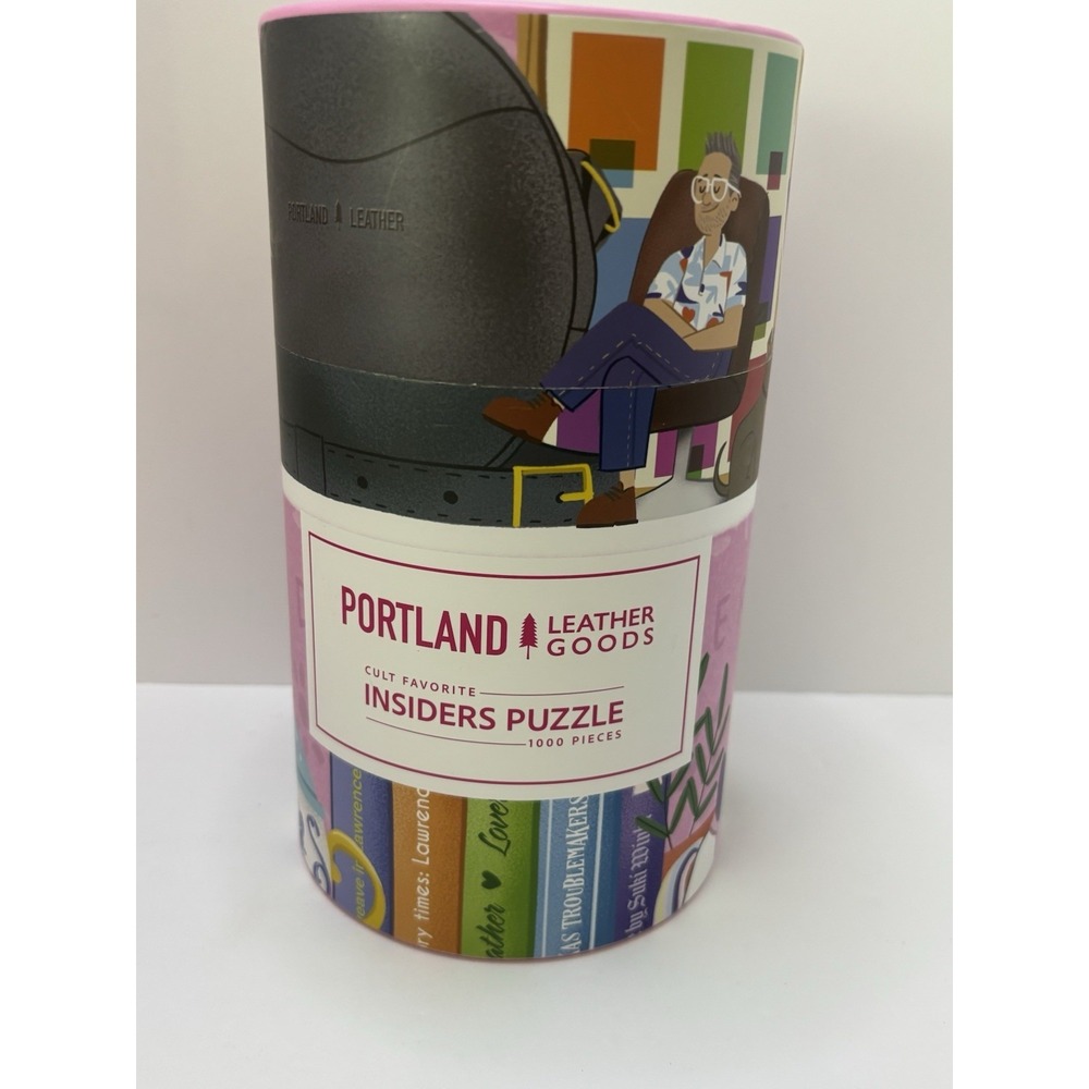 Portland Leather‎ Goods "Insiders Puzzle" 1000 pieces NEW Image Print Included